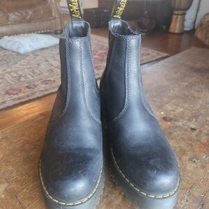 Dr. Martens Black Leather Boots